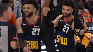 JAMAL MURRAY LIVID! MAKES MONEY SIGN AT REFS & THROWS HEAT PAD AT KARL ANTHONY TOWNS! ANGRY! Resimi