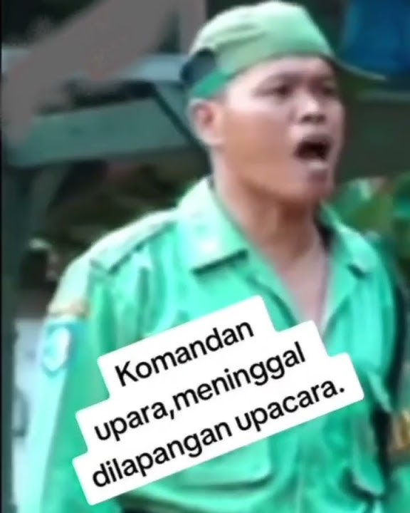 Commander dies in the field🤣🤣 #Hansip #funny