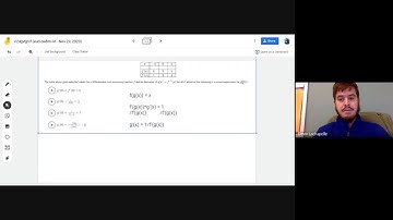 Finding the derivative of an inverse function from a table using the chain rule