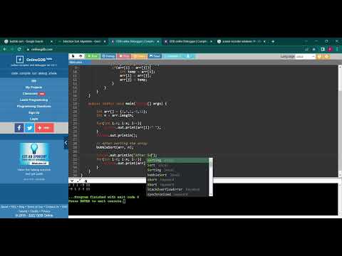 Bubble Sort With Implementation || Ascending or Descending Order