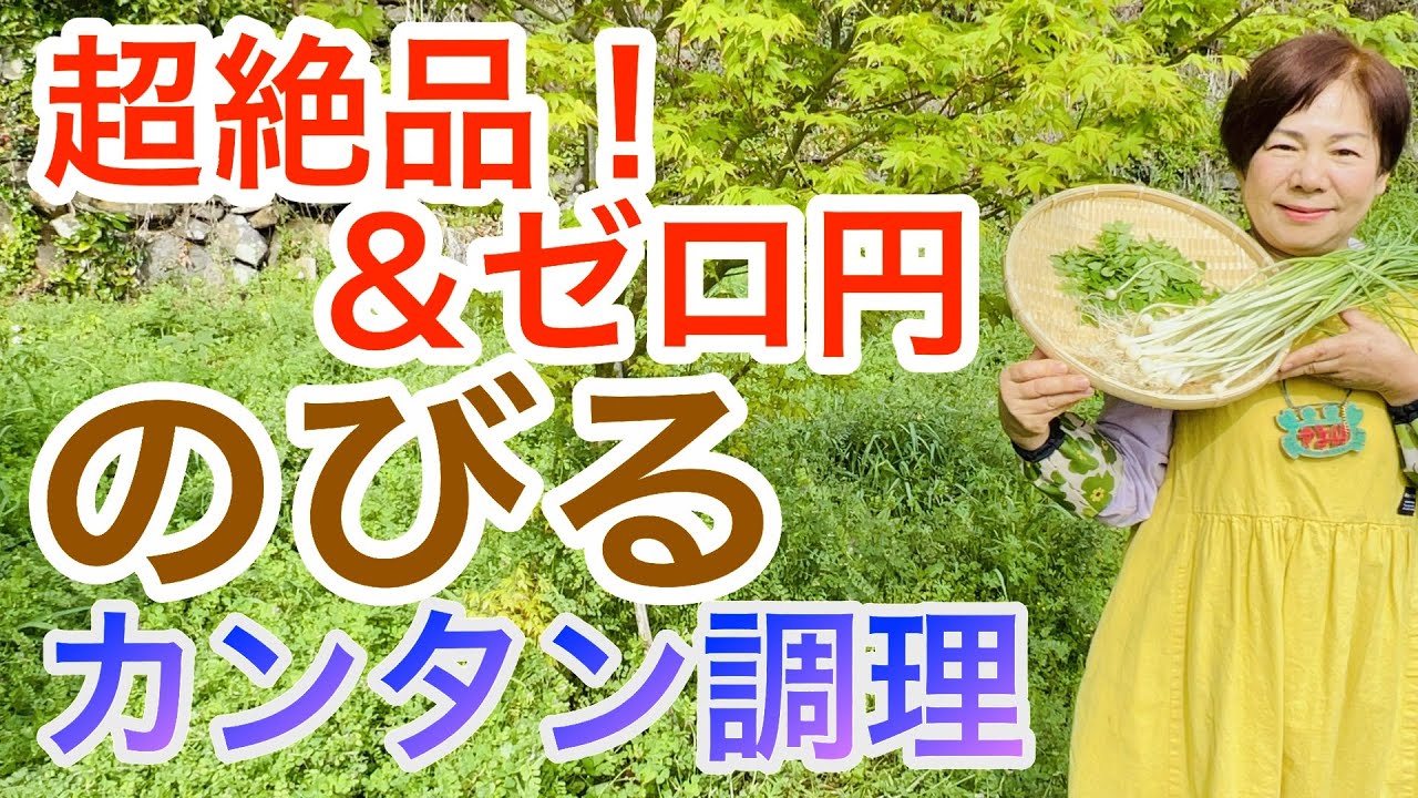のびるは巻いて食べるのが美味しいです。巻き方も解説します。