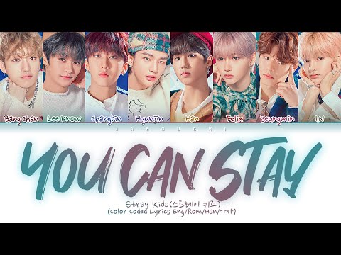 Stray Kids - You Can STAY (Color Coded Lyrics Eng/Rom/Han/가사)