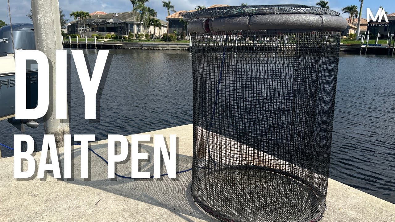 Building a Live Bait Pen in under 30 minutes. (DIY) 