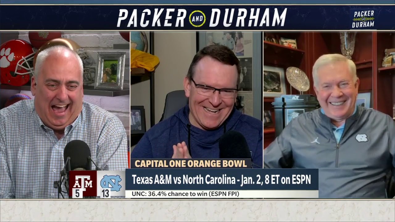 Video: Mack Brown Joins Packer and Durham to Discuss Orange Bowl Preparation