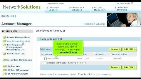 Network Solutions DNS Update Tutorial by HostCheetah.tv