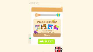 Puzzledom - Tangram - Master Level 1 - 50 - Walkthrough screenshot 4