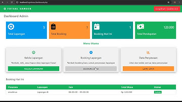 Aplikasi Booking Lapangan Futsal Berbasis Web