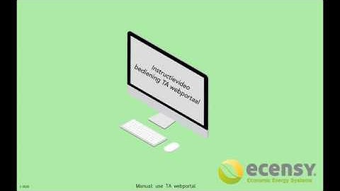 Bediening TA webportaal (EN subtitles)