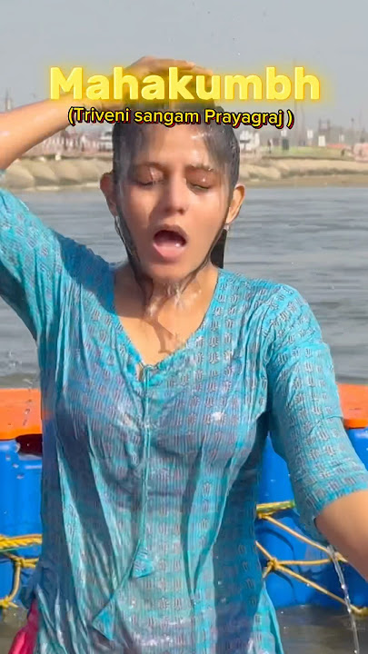 Mahakumbh 2025 Triveni sangam Prayagraj #shorts #mahakumbh2025 #varshasinghrajput #prayagraj
