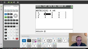 Matrix Multiplication: TI-84 Graphing Calculator