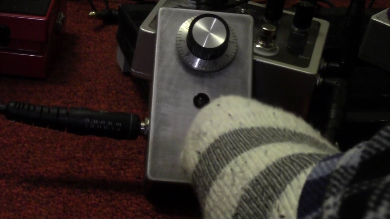 Pedal Demo - Mr. Black Boost Tiger Clone - YouTube