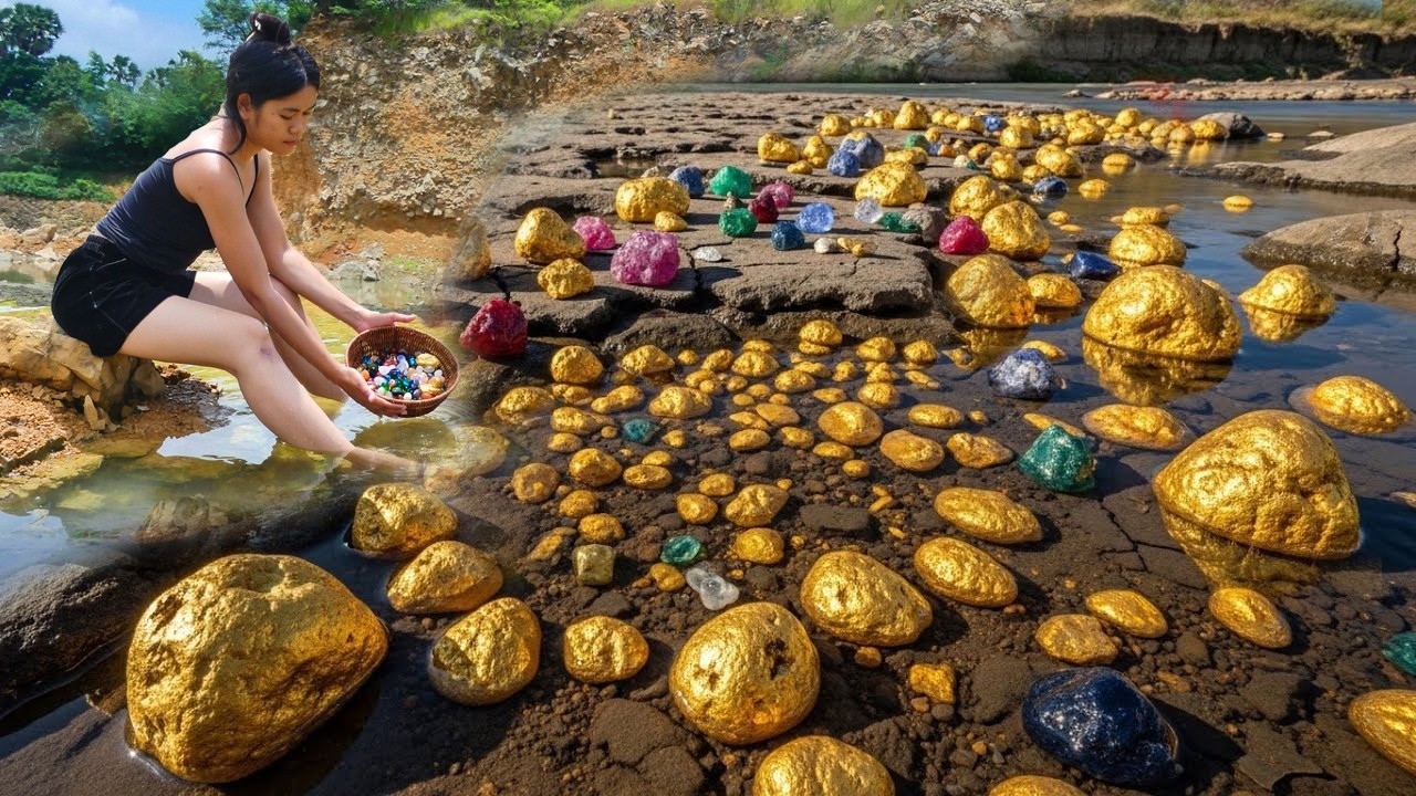 Top !​ Unbelievable, incredible gold nugget found in the forest