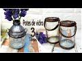 DIY DECOR: 3 ideias de decoração fácil e criativa com potes de vidro