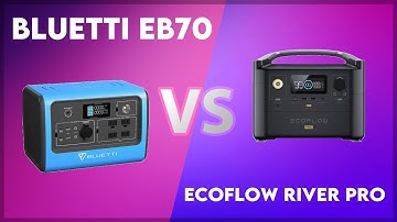 Bluetti EB70 vs EcoFlow River Pro Technical Comparison