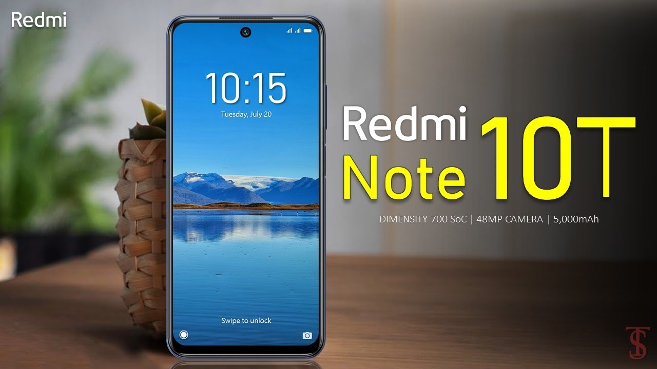 Redmi Note 10T Price, Official Look, Camera, Design