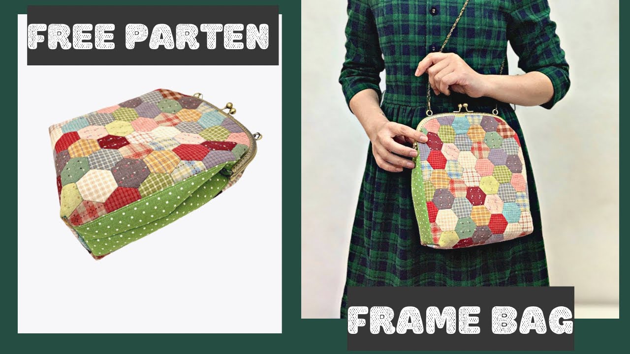 Hướng dẫn may túi khung từng bước - How to make the pattern of a clasp frame bag