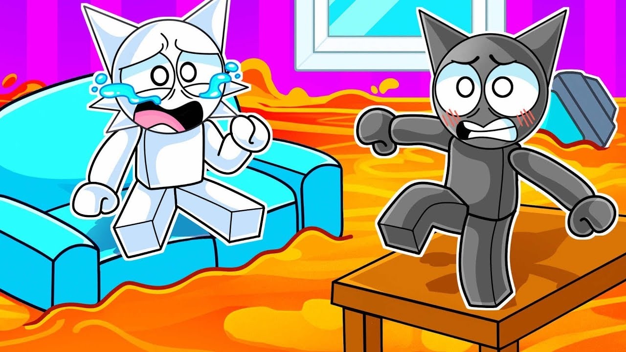 Roblox FLOOR IS LAVA…