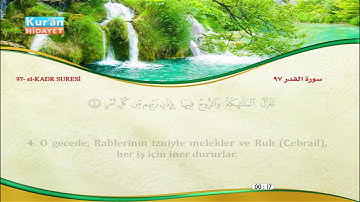 97 | Kadr | Meşari Raşid Al-Afasi | سورة القدر | مشاري راشد العفاسي
