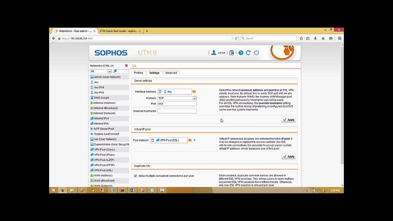 sophos ssl vpn on mac