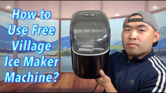 Free Village Countertop Ice Maker, full demo + review 