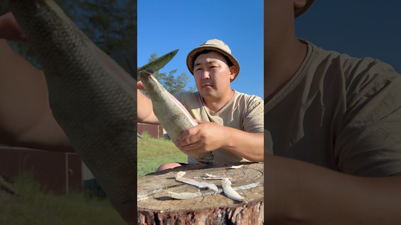 Stroganina at +32°C☀️ / Строганина при +32°С☀️ 