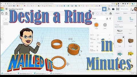 A ring in minutes? Design your own in Tinkercad!