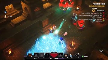 Minecraft Dungeons crashed but it won