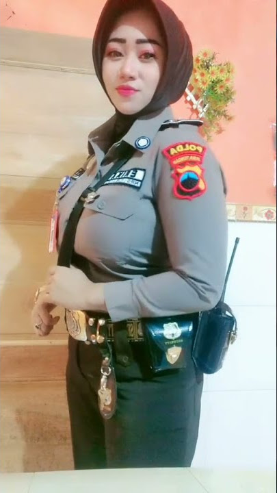 Tik tok Satpam Cantik berangkat bertugas#shorts