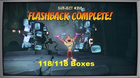 Subject #218 walkthrough | Flashback Tape (all boxes 118/118) 100% Complete