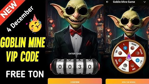 4 December Goblin Mine Game Code | Goblin Mine Game VIP Code | Goblin Mine Game Daily Code