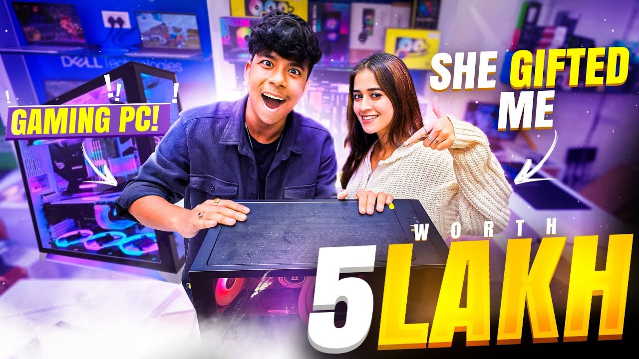 SHE GIFTED ME 5 LAKHS WORTH PC 😍 | @rameshmaity0  @RakshikaJaisingh