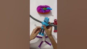 Robot MinI Pop Sound ASMR Creating satisfying POP #asmrsounds #satisfyingvideo  #relaxing #creative