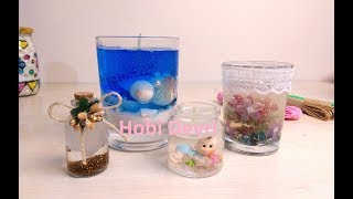 DIY How to Make Gel Candles, Jel Mum Yapılışı, Kendin Yap