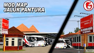 MOD MAP JALUR PANTURA BUSSID ADA RM AROMA & RM MENARA KUDUS CIREBON!!!