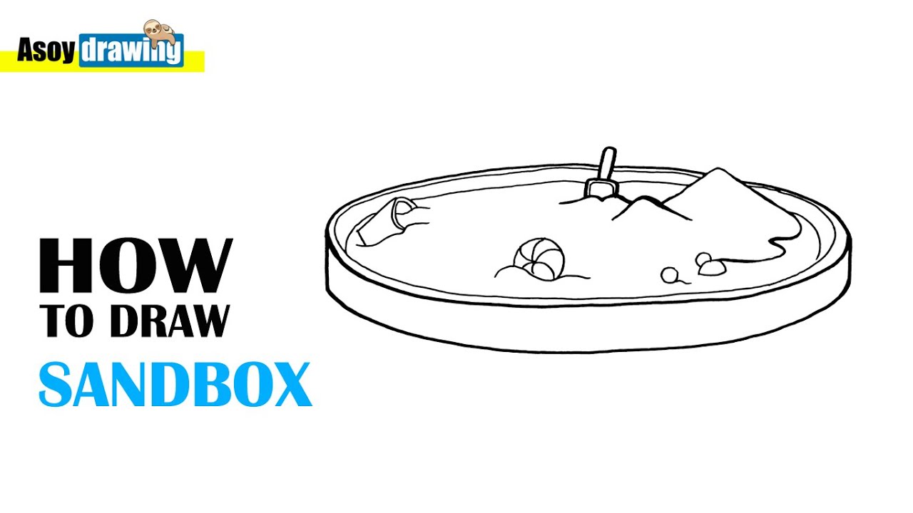 How to Draw Sandbox - YouTube