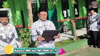 Pembacaan Doa Hari Guru Nasional & HUT PGRI ke-77 I SMPN 11 Kota Sukabumi