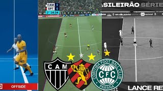 OS ESCÂNDALOS DO VAR E A TV GLOBO : ATLÉTICO-MG X SPORT + CORITIBA X SPORT | SÉRIE A DE 1987