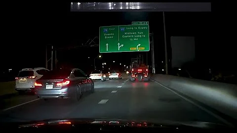 slicing up with strangers on the bqe