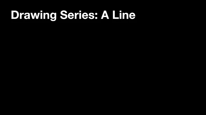 Drawing Series: A Line