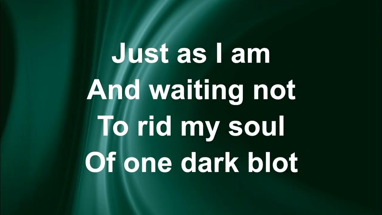 Just As I Am [Acoustic] Worship Lyric Videos (Preview) YouTube
