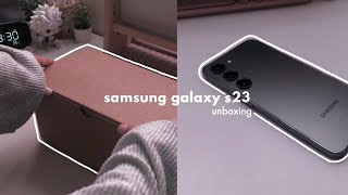 🌱 Samsung Galaxy S23 in green color | relaxing unboxing | ᴀ ᴇ s ᴛ ʜ ᴇ ᴛ ɪ ᴄ 🌙