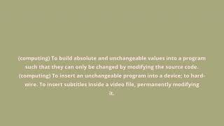 Celebrity what is the meaning of hard code Wealth