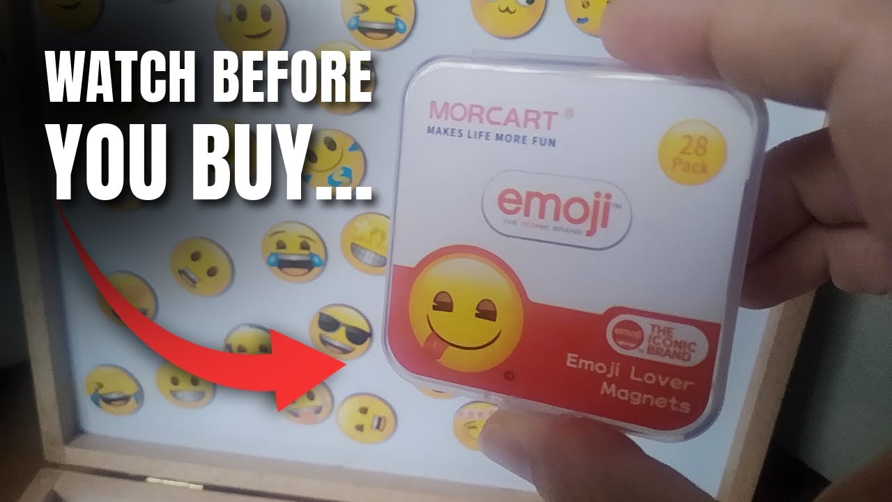 28PCS Emoji Fridge Magnets Funny Cute