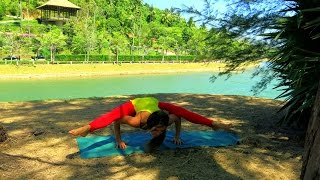 Titibhasana. Firefly pose