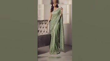 Indian saree retro-style drape #sareedrape #sareedraping #sareedrapetricks #sareelook #viral A