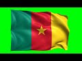 Cameroon Waving Flag Green Screen Animation | 3D Flag Animation | Royalty-Free