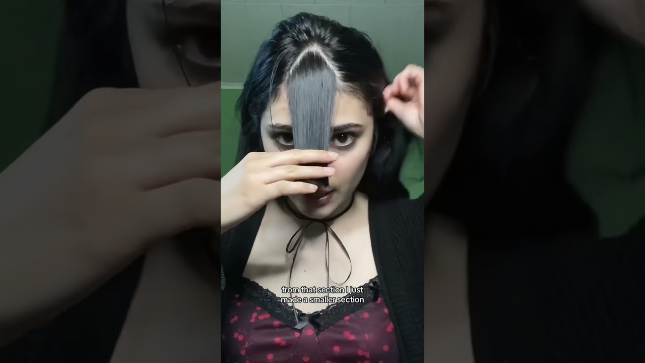 this is your sign to cut bangs #haircut #diy