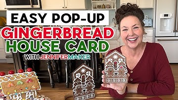 Make An Easy Gingerbread Pop-up Card