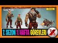 7. SEZON 1. HAFTA GÖREVLERİ | GİZLİ YILDIZ (Fortnite Battle Royale Türkçe)