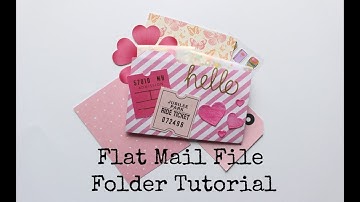 Snail Mail Tutorial: Cute File Folder (3 ways)